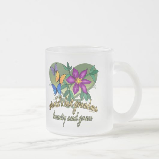 Tasse Givré Meilleure grand-mère (Droit)