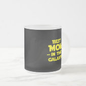 Tasse Givré 'Meilleure Maman Dans La Galaxie ! ' (Devant droit)