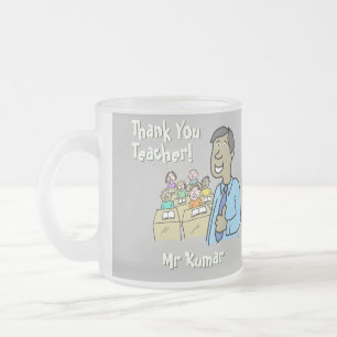 Tasse Givré Merci à un enseignant masculin