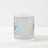 Tasse Givré Merci à un enseignant masculin (Centre)