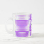 Tasse Givré Mère à rayures violettes et blanches (Gauche)
