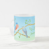 Tasse Givré Merles bleus (Devant gauche)