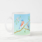 Tasse Givré Merles bleus (Gauche)