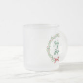 Tasse Givré Merry & Bright Holiday Wreath (Devant droit)