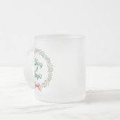 Tasse Givré Merry & Bright Holiday Wreath (Devant gauche)
