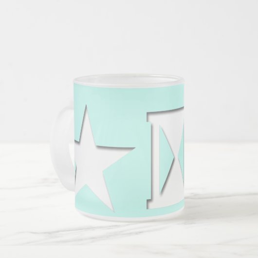 Tasse Givré Message codé ? Bouchon de verre décongelé (Devant gauche)