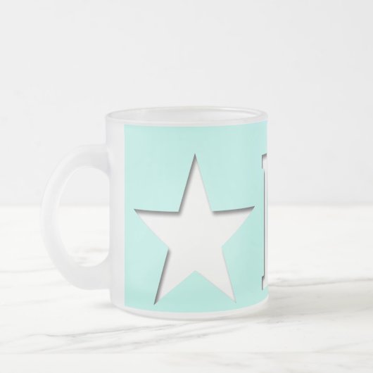 Tasse Givré Message codé ? Bouchon de verre décongelé (Gauche)