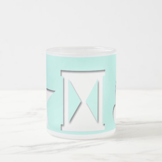 Tasse Givré Message codé ? Bouchon de verre décongelé (Centre)