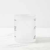 Tasse Givré Mesures de niveau de caféine (Centre)