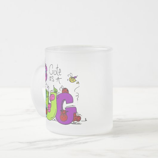 Tasse Givré Mignon comme insecte (Devant gauche)
