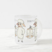Tasse Givré Mignonne brebis avec blouson (Devant droit)