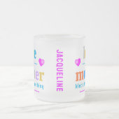 Tasse Givré Mignonne MÈRE colorée (Centre)