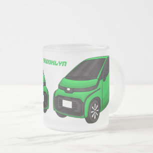 Tasse Givré Mignonne micro-voiture verte