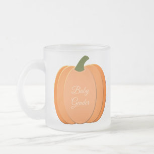 Tasse Givré Mignonne Orange Genre Neutre Citrouille Genre Révé