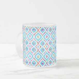 Tasse Givré Mignons motifs abstraits en zigzag colorés
