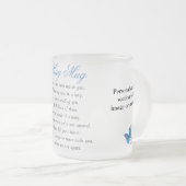 Tasse Givré Million d'étreintes expriment un pluriel en vers (Devant droit)