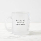 Tasse Givré Million d'étreintes expriment un pluriel en vers (Gauche)