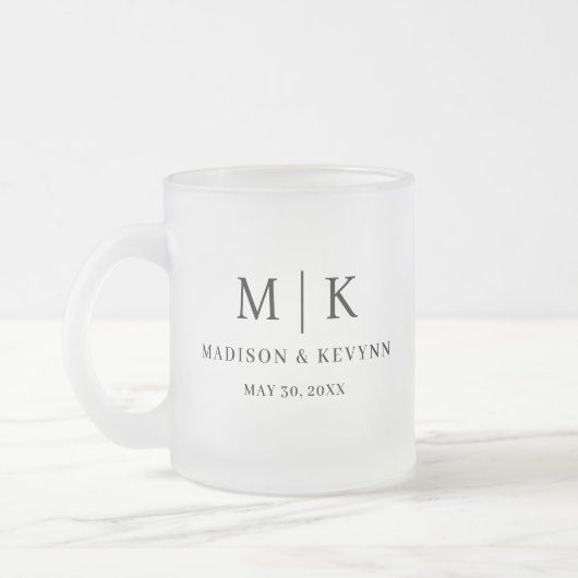 Tasse Givré Minimal et chic | MARIAGE (Gauche)