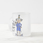 Tasse Givré Mister Old Fart Humour d'anniversaire (Devant gauche)