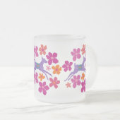 Tasse Givré Mod Deer dans la boue Fleur sauvage (Devant droit)