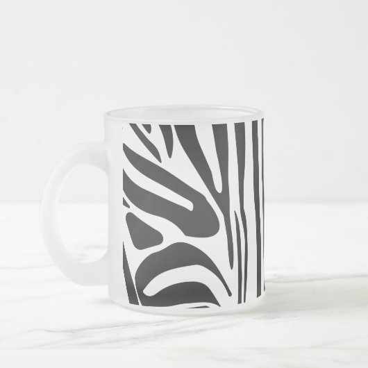 Tasse Givré Modèle Zèbre (Gauche)