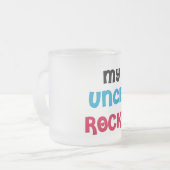 Tasse Givré Mon oncle Rocks T-shirts et cadeaux (Devant gauche)