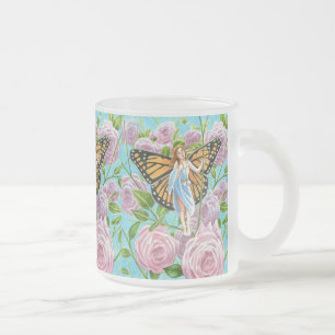Tasse Givré Monarch Fairy parmi les Roses