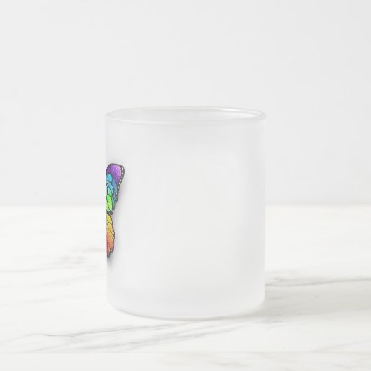 Tasse Givré Monarque papillon arc-en-ciel (Centre)