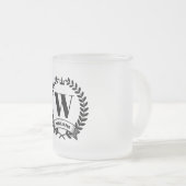 Tasse Givré Monogramme familial (Devant droit)