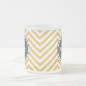 Tasse Givré Monogramme jaune Chevron (Centre)