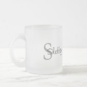 Tasse Givré Monogramme simple (Gauche)