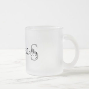 Tasse Givré Monogramme simple