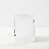 Tasse Givré Monographie florale H lettre majuscule (Centre)