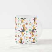 Tasse Givré Motif beagle (Devant droit)