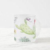 Tasse Givré Motif Cactus (Devant droit)