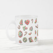 Tasse Givré Motif de biscuits de Noël (Gauche)