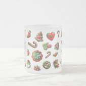 Tasse Givré Motif de biscuits de Noël (Centre)