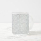 Tasse Givré Motif de coquillages en continu (Devant droit)