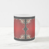 Tasse Givré Motif de défilement de styles classiques  (Devant droit)