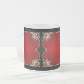 Tasse Givré Motif de défilement de styles classiques  (Devant gauche)