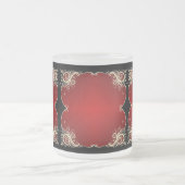 Tasse Givré Motif de défilement de styles classiques  (Centre)