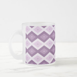 Tasse Givré Motif de diamant violet