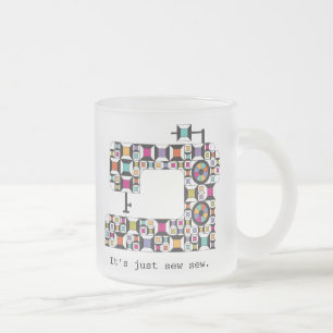 Tasse Givré Motif de la surface de surface de la machine à co