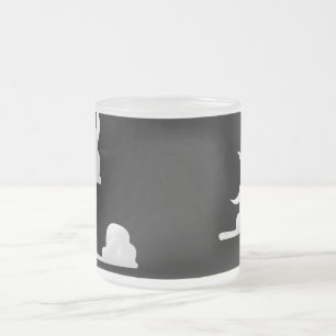 Tasse Givré Motif de lune et de nuages