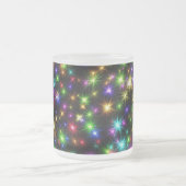 Tasse Givré Motif de rayons d'étoile de Noël multicolore (Centre)