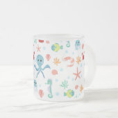 Tasse Givré Motif du monde marin (Devant droit)