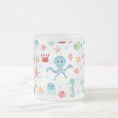 Tasse Givré Motif du monde marin (Centre)