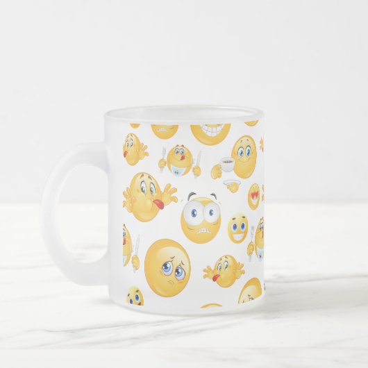 Tasse Givré Motif Emoji (Gauche)