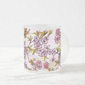 Tasse Givré Motif en fleurs de cerisiers (Devant droit)