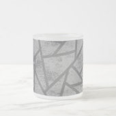 Tasse Givré Motif en mosaïque gris (Centre)